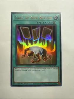 Card of Safe Return MP25-EN297 Ultra Rare 1st Ed NM (Ready To Ship!) Yugioh - Image 1