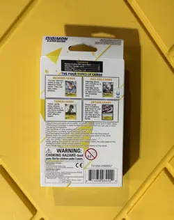 BANDAI 2020 DIGIMON CARD GAME STARTER DECK HEAVEN’S YELLOW Hanger NEW - Image 2