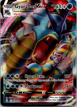 Gyarados VMAX HP330 Metal Pokemon Card-Collectible Gift Display. - Image 1