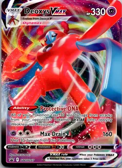 Deoxys VMAX HP330 Pokemon Metal Card-Collectible Gift Display. - Image 1