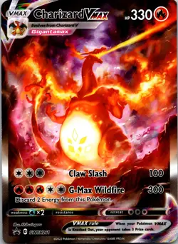 Charizard VMAX HP330 Metal Pokemon Card-Collectible Gift Display. - Image 1