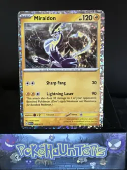 Pokemon Card Miraidon 003/015 McDonald's 2025 Dragon Discovery Holo Rare NM - Image 1