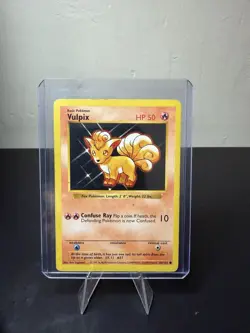 Shadowless Vulpix 68/102 1999 Base Set Rare Vintage Pokemon Card - NM - Image 1
