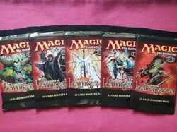 Magic The Gathering CHAMPIONS OF KAMIGAWA New Sealed Booster ALL 5 PACK ARTS MTG - Image 1