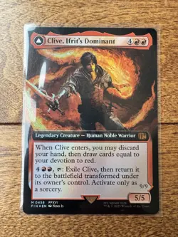 Magic MTG Final Fantasy - Clive, Ifrit's Dominant EXTENDED ART FOIL 0458 - Image 1
