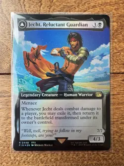 Magic MTG Final Fantasy - Jecht, Reluctant Guardian EXTENDED ART FOIL 0448 - Image 1