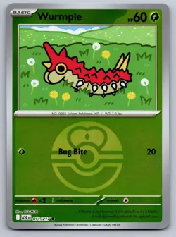 WURMPLE (LOVE BALL) 011/217 HOLO C ASCENDED HEROES POKEMON NM/M - Image 1