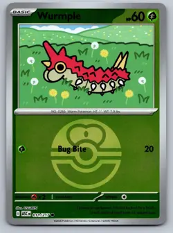 WURMPLE (ENERGY SYMBOL) 011/217 REVERSE HOLO POKEMON ASCENDED HEROES NM/M - Image 1