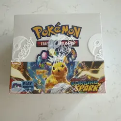Pokemon TCG: New! Surging Sparks Factory Sealed Booster Box 36 Packs - Image 1