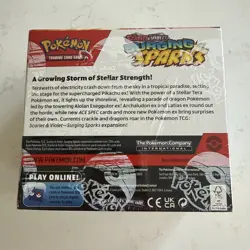 Pokemon TCG: New! Surging Sparks Factory Sealed Booster Box 36 Packs - Image 2