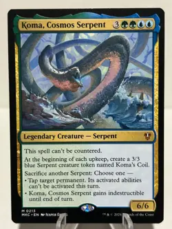 Koma, Cosmos Serpent 213 M Commander: Murders at Karlov Manor NM MTG - Image 1