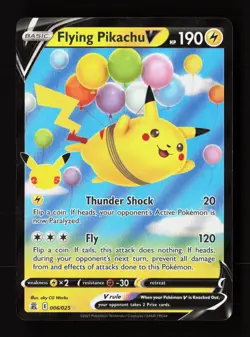 Flying Pikachu V 006/025 Holo V Rare Celebrations Pokemon Near Mint - Image 1