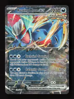 Roaring Moon ex 124/182 Double Rare Paradox Rift Pokemon Near Mint - Image 1