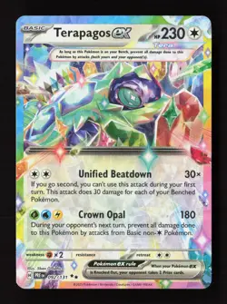 Terapagos ex - 092/131 092/131 Holo SV: Prismatic Evolutions Pokemon NM - Image 1