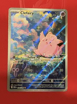 Pokemon Clefairy 094/088 IR Mega Evolution Perfect Order Full Art Chase - Image 1