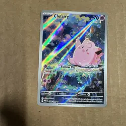 Lillie's Clefairy ex Special Illustration Rare Holo Sv09 184/159 Pokemon - Image 1