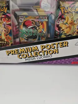 Pokemon TCG: Mega Lucario Ascended Heroes Premium Poster Collection Sealed - Image 3