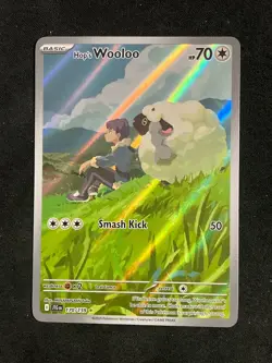 Hop's Wooloo 170/159 Illustration Rare Journey Together Pokemon Near Mint - Image 1