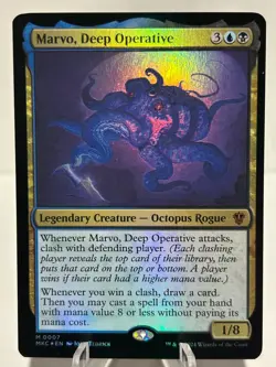 Marvo, Deep Operative 7 M Commander: Murders at Karlov Manor FOIL NM MTG - Image 1