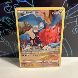 Pokemon TCG Druddigon TG09/TG30 SWSH Silver Tempest Trainer Gallery Holo - Image 1