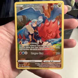 Pokemon TCG Druddigon TG09/TG30 SWSH Silver Tempest Trainer Gallery Holo - Image 4