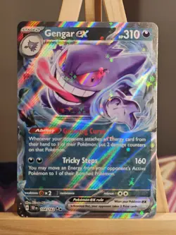 104/162 Gengar EX Temporal Forces Ultra Rare Pokemon TCG - Image 1