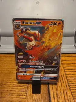 Pokemon Blaziken GX 28/168 NM Celestial Storm - Image 1