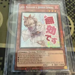 Yugioh! Ash Blossom & Joyous Spring RA05-EN091 Starlight Rare 1st Ed NM - Image 1