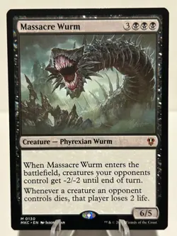 Massacre Wurm 130 M Commander: Murders at Karlov Manor NM MTG - Image 1