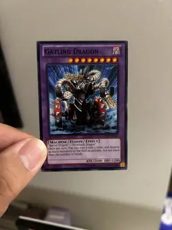 Yugioh! Gatling Dragon LCJW-EN267 Common 1st Edition LP - Image 1