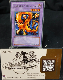 Yu-Gi-Oh! Darkfire Dragon LOB-119 Rare LP - Image 1