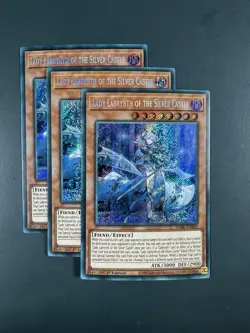 Yugioh - Lady Labrynth Of The Silver Castle X3 Playset - Secret - DABL - 1st - Image 1
