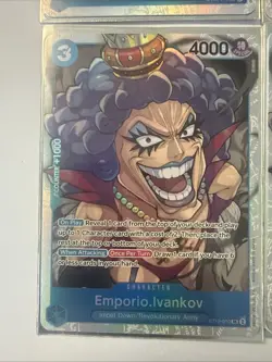 Emporio.Ivankov ST12-010 SR ONE PIECE Tcg Card Game NM BLUE Starter Deck 12 X4 - Image 5