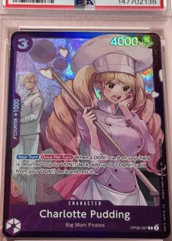 2025 One Piece EN Charlotte Pudding Store Treasure Cup-Champ PSA 10 - Image 3