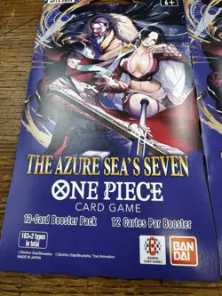 One Piece TCG The Azure Sea’s Seven OP-14 Sleeved Booster Pack Lot Of 13 Sealed - Image 2