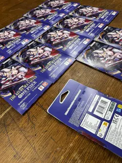 One Piece TCG The Azure Sea’s Seven OP-14 Sleeved Booster Pack Lot Of 13 Sealed - Image 5