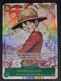Monkey.D.Luffy OP13-118 SEC Alt Art One Piece TCG English - Image 1