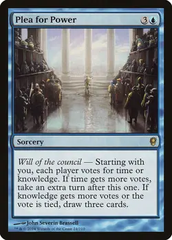 Plea for Power Conspiracy NM Blue Rare MAGIC THE GATHERING MTG CARD ABUGames - Image 1