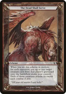 The Dead Shall Serve Archenemy NM Common MAGIC THE GATHERING MTG CARD ABUGames - Image 1