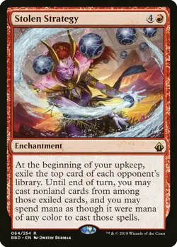 Stolen Strategy Battlebond NM Red Rare MAGIC THE GATHERING MTG CARD ABUGames - Image 1