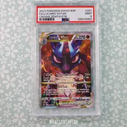 Pokemon Card Lucario Vstar SWSH291 Black Star Promo Sword Shield Crown Zenith - Image 1