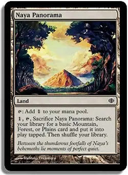 Naya Panorama Shards of Alara NM Land Common MAGIC THE GATHERING CARD ABUGames - Image 1