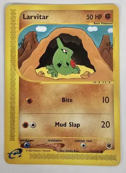 Pokemon Card - Larvitar Expedition Base Set 116/165 Common - Image 1