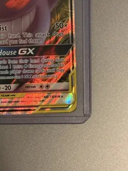 Gengar & Mimikyu GX TAG TEAM Ultra Rare Holo 53/181 Team Up Pokemon Card - Image 5