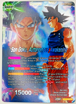 Son Goku, Autonomous Awakening | Foil Leader | Dragon Ball Super Card Game | LP - Image 1