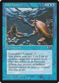 Tidal Control Alliances NM Blue Rare MAGIC THE GATHERING MTG CARD ABUGames - Image 1