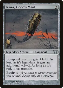 Tenza, Godo's Maul Champions of Kamigawa NM Uncommon MAGIC MTG CARD ABUGames - Image 1