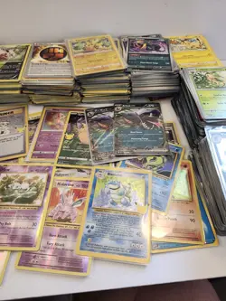 1000+ Pokemon Card Lot Bulk Vintage + Modern Evolutions HOLO EX Mixed Collection - Image 5