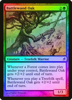Battlewand Oak FOIL Lorwyn PLD Green Common MAGIC THE GATHERING CARD ABUGames - Image 1