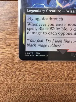 Magic MTG Final Fantasy - Black Waltz No. 3 EXTENDED ART FOIL 0478 - Image 2